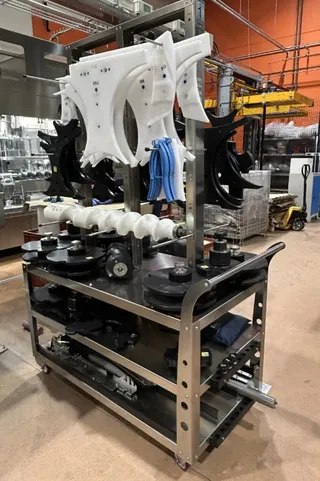 Linie izobarică de îmbuteliere pentru vin spumant cu monobloc GAI 4033, fotografia 7 din 19