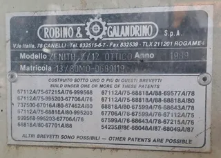 Mașină de sertizat capsule Robino & Galandrino cu orientare optică, fotografia 12 din 17